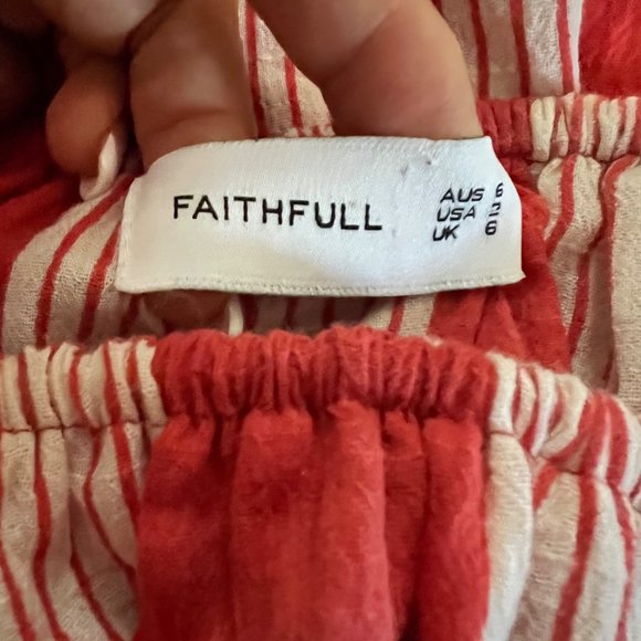 🔴 2 for $20 Faithfull The Brand Amalfi Striped Dress 2 - Picture 10 of 10